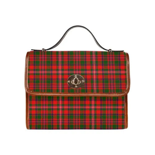Scottish MacKinnon Modern Clan Tartan Waterproof Canvas Bag Tartan Plaid 1