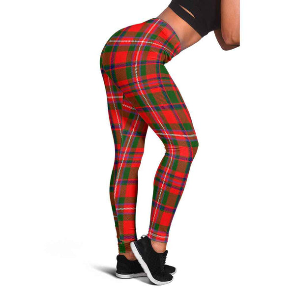 Scottish MacKinnon Modern Clan Tartan Women Leggings Tartan Plaid 1