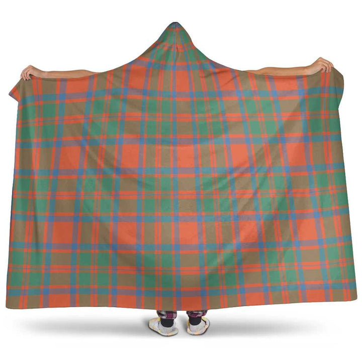 Scottish MacKintosh Ancient Clan Tartan Hooded Blanket Tartan Plaid 1