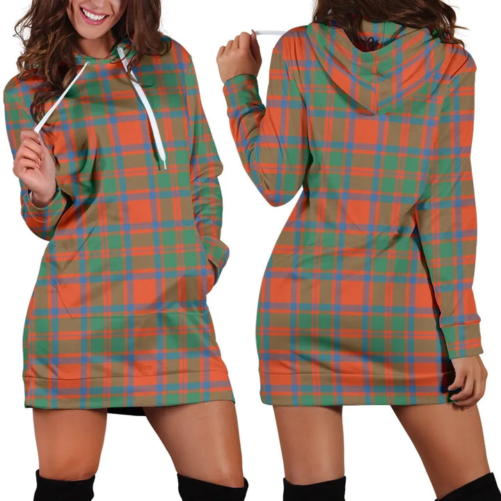 Scottish MacKintosh Ancient Clan Tartan Hoodie Dress