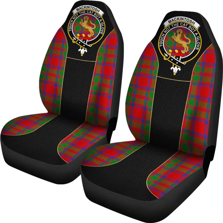 Scottish MacKintosh Clan Crest Tartan Car Seat Covers - Special Style 2