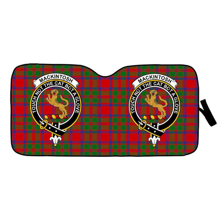 Scottish MacKintosh Clan Crest Tartan Car Windshield Sun Shade Tartan Plaid 1