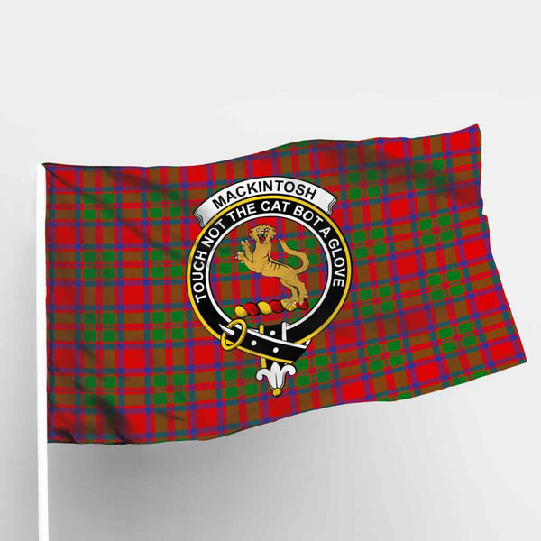 Scottish MacKintosh Clan Crest Tartan Flag Parade Tartan Plaid 1