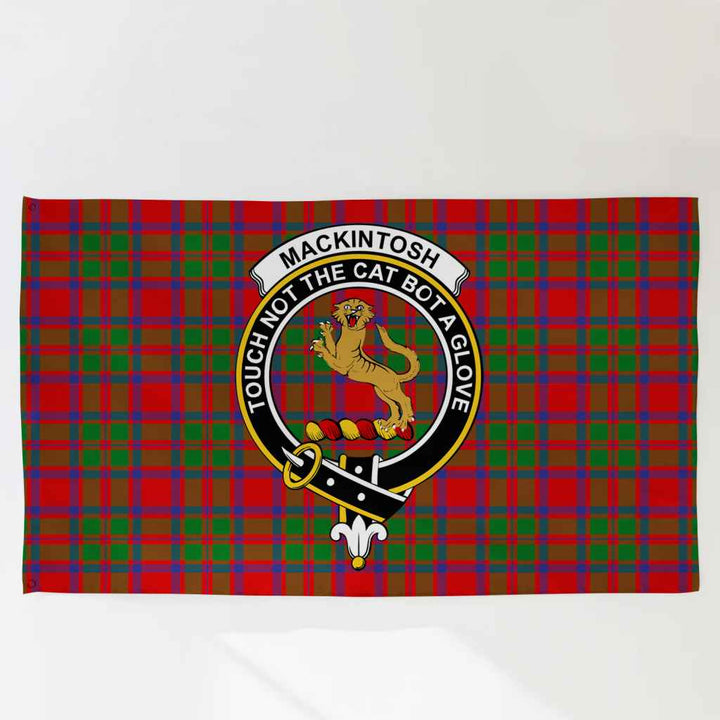 Scottish MacKintosh Clan Crest Tartan Flag Parade Tartan Plaid 3