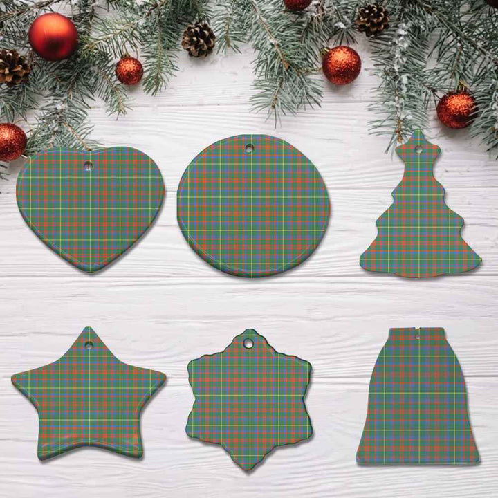 Scottish MacKintosh Hunting Ancient Clan Tartan Ceramic Ornament All Tartan Plaid