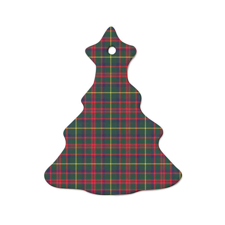 Scottish MacKintosh Hunting Modern Clan Tartan Ceramic Ornament  Tree Shape Tartan Plaid
