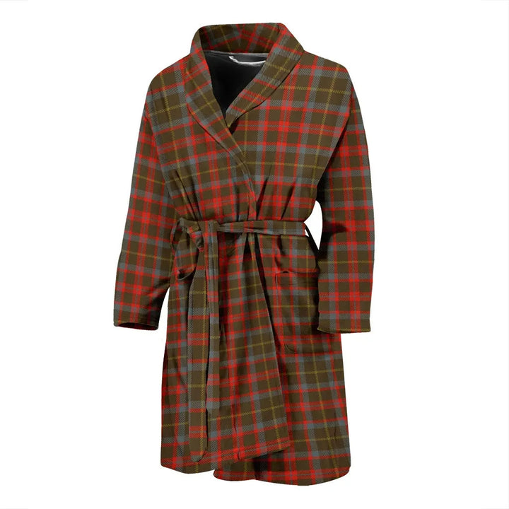 Scottish MacKintosh Hunting Weathered Clan Tartan Bathrobe 2
