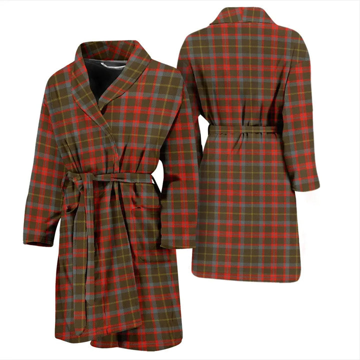 Scottish MacKintosh Hunting Weathered Clan Tartan Bathrobe 3