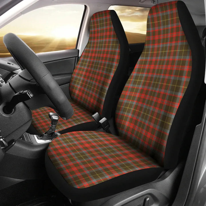 Scottish MacKintosh Hunting Weathered Clan Tartan Car Seat Covers 2