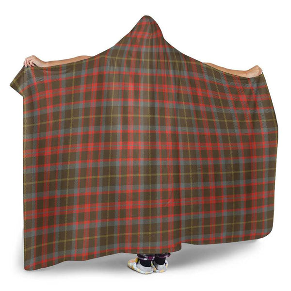 Scottish MacKintosh Hunting Weathered Clan Tartan Hooded Blanket Tartan Plaid 2