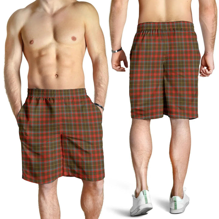 Scottish MacKintosh Hunting Weathered Clan Tartan Men's Shorts
