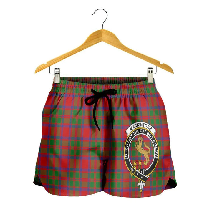 Scottish MacKintosh Modern Clan Crest Tartan Women Shorts