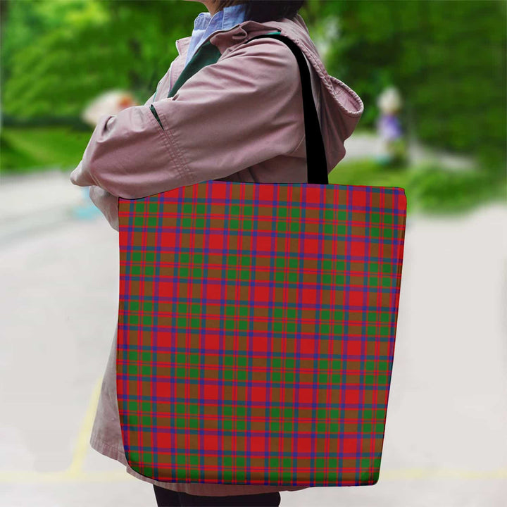 Scottish MacKintosh Modern Clan Tartan Canvas Bag With Shoulder Strap Tartan Plaid 2