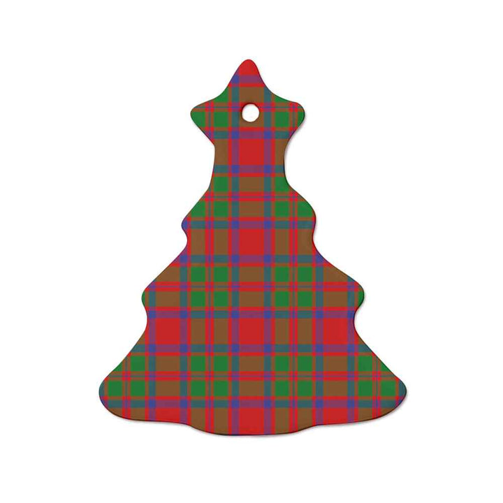 Scottish MacKintosh Modern Clan Tartan Ceramic Ornament  Tree Shape Tartan Plaid