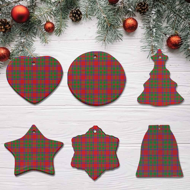 Scottish MacKintosh Modern Clan Tartan Ceramic Ornament All Tartan Plaid