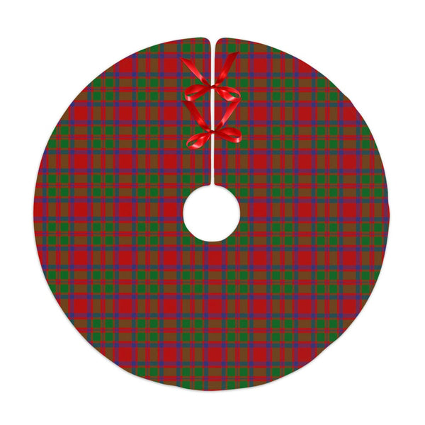 Scottish MacKintosh Modern Clan Tartan Christmas Tree Skirt No Tassels 1 Tartan Plaid