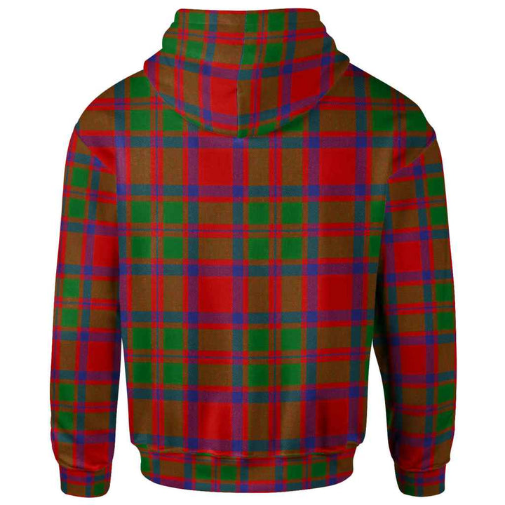 Scottish MacKintosh Modern Clan Tartan Hoodie Back Side Tartan Plaid