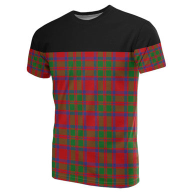 Scottish MacKintosh Modern Clan Tartan T-Shirt Horizontal Style Front Side Tartan Plaid