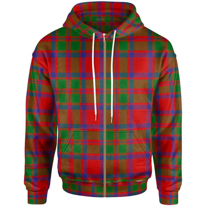 Scottish MacKintosh Modern Clan Tartan Hoodie Zip Tartan Plaid