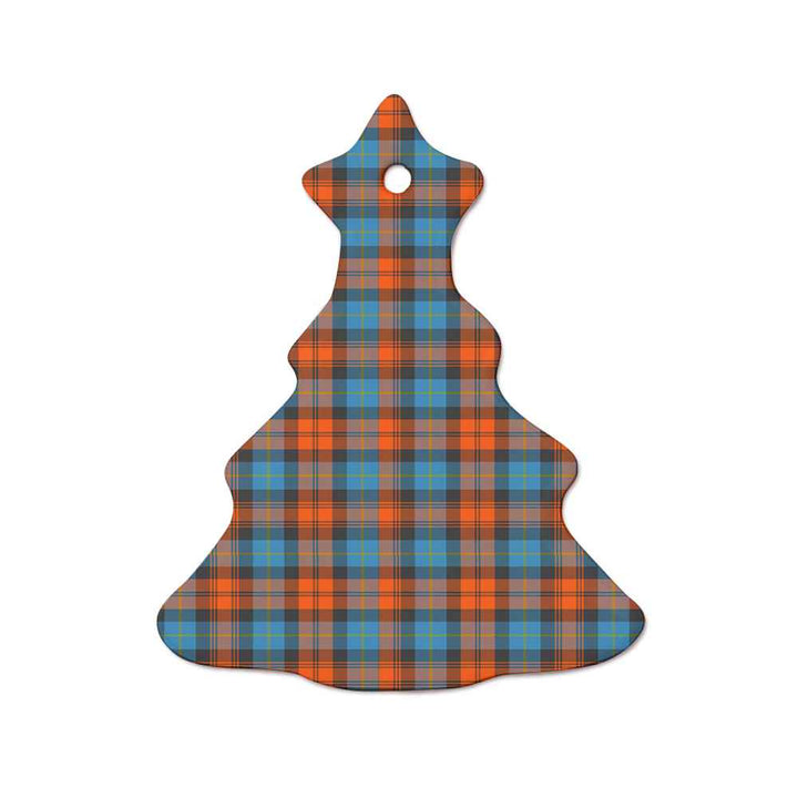 Scottish MacLachlan Ancient Clan Tartan Ceramic Ornament  Tree Shape Tartan Plaid