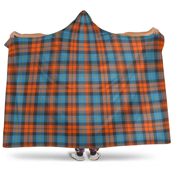 Scottish MacLachlan Ancient Clan Tartan Hooded Blanket Tartan Plaid 1