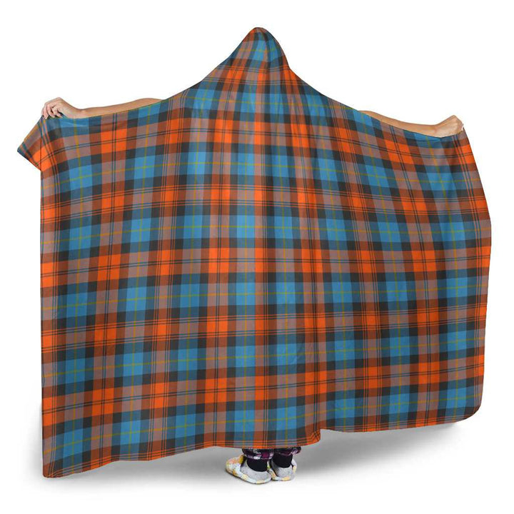 Scottish MacLachlan Ancient Clan Tartan Hooded Blanket Tartan Plaid 2