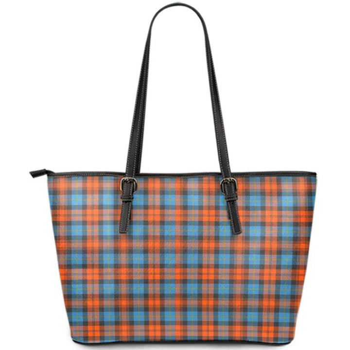 Scottish MacLachlan Ancient Clan Tartan Leather Tote Tartan Plaid
