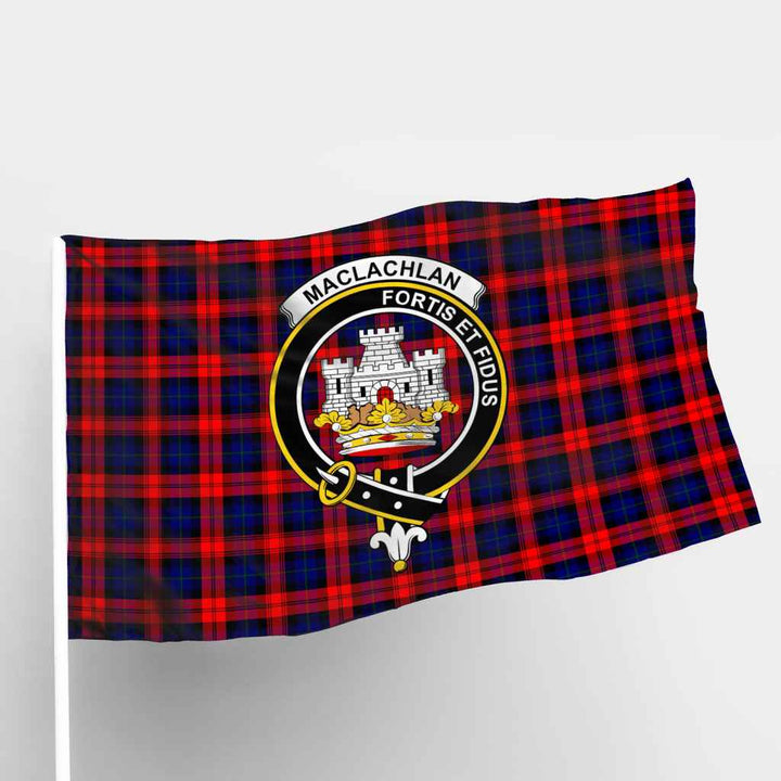 Scottish MacLachlan Clan Crest Tartan Flag Parade Tartan Plaid 1
