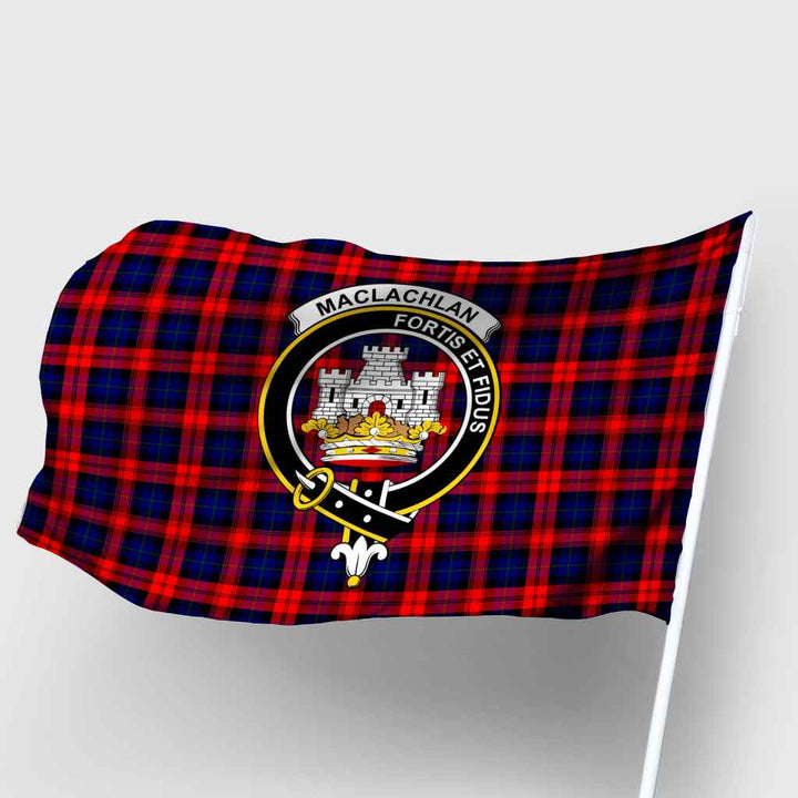 Scottish MacLachlan Clan Crest Tartan Flag Parade Tartan Plaid 2