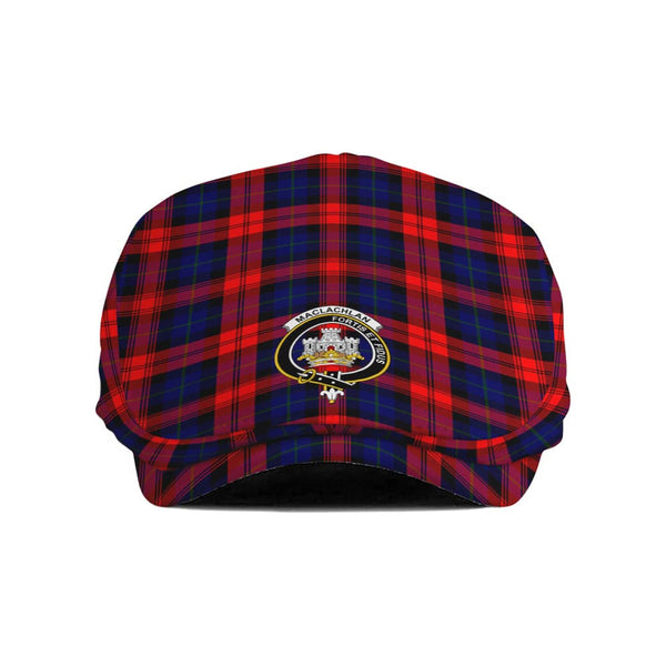 Scottish MacLachlan Clan Crest Tartan Flat Cap Tartan Plaid 1