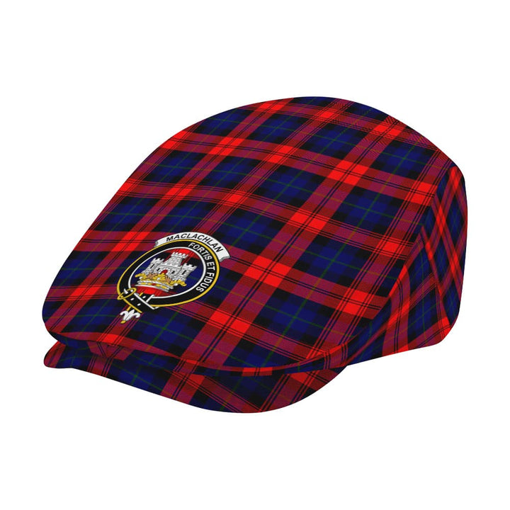 Scottish MacLachlan Clan Crest Tartan Flat Cap Tartan Plaid 2