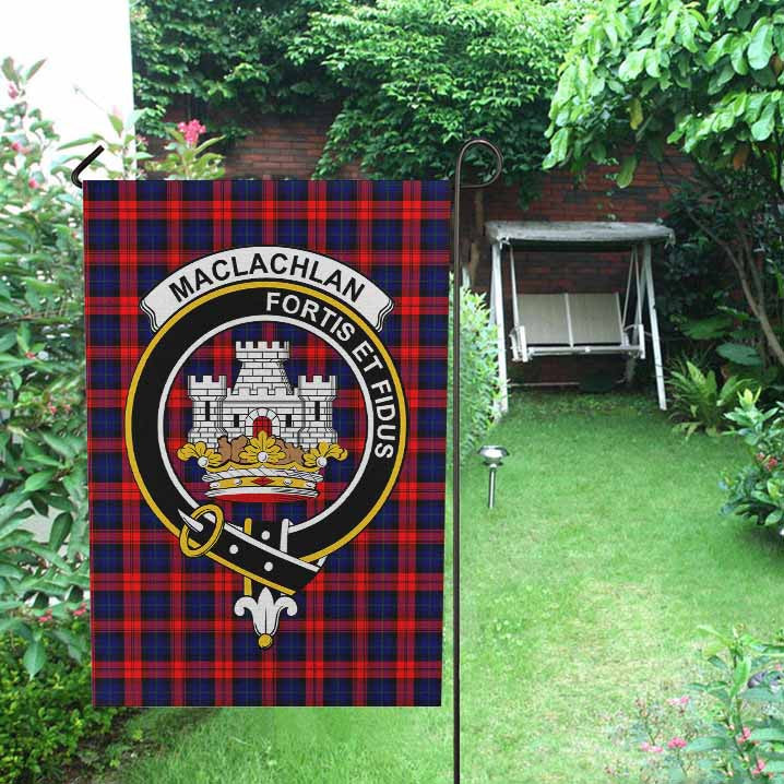 Scottish MacLachlan Clan Crest Tartan Garden Flag Tartan Plaid 2