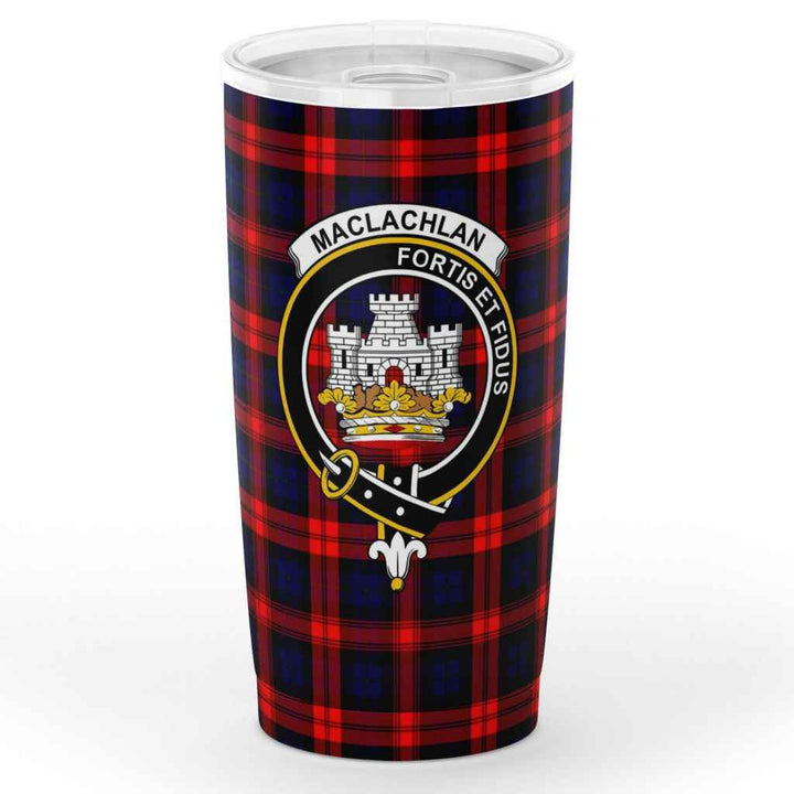 Scottish MacLachlan Clan Crest Tartan Insulated Tumbler Tartan Plaid 1