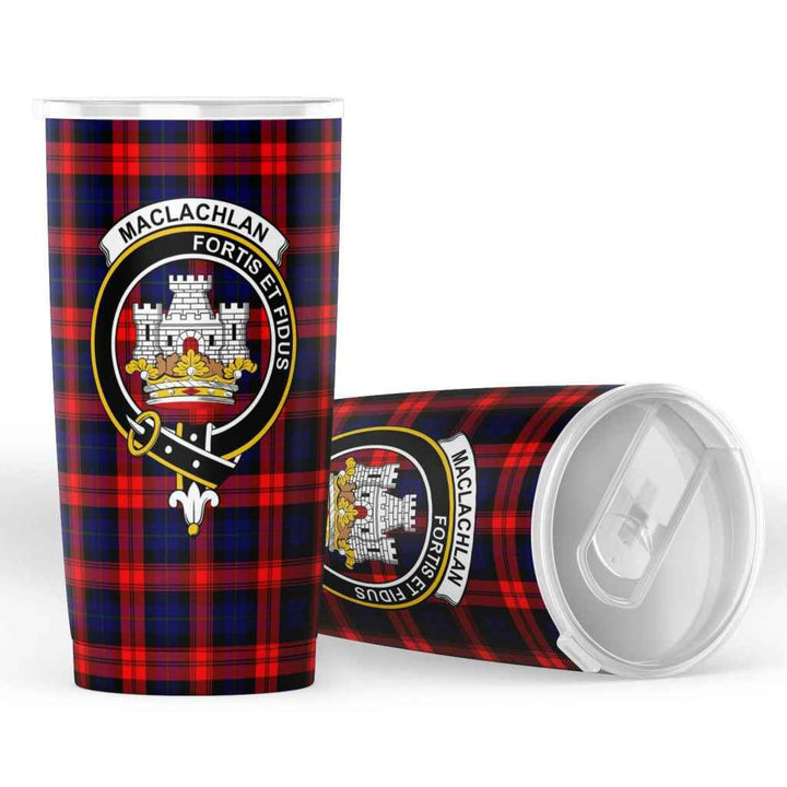 Scottish MacLachlan Clan Crest Tartan Insulated Tumbler Tartan Plaid 4
