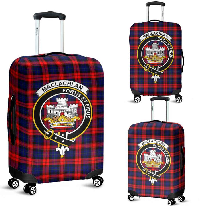 Scottish MacLachlan Clan Crest Tartan Luggage Cover Tartan Plaid 1