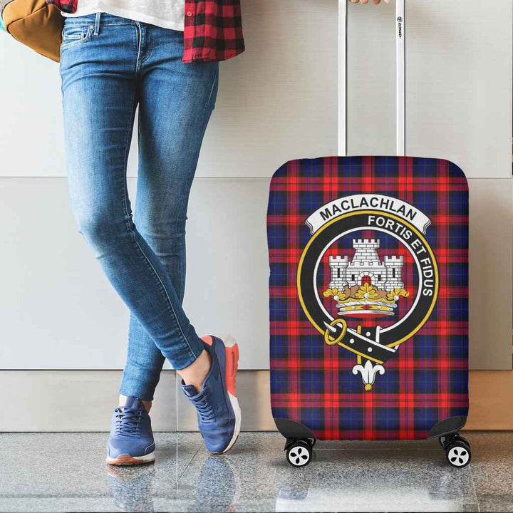 Scottish MacLachlan Clan Crest Tartan Luggage Cover Tartan Plaid 2