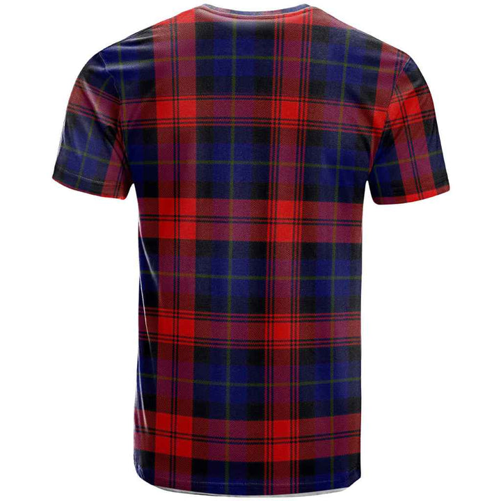 Scottish MacLachlan Clan Crest Tartan T-Shirt Back Side Tartan Plaid