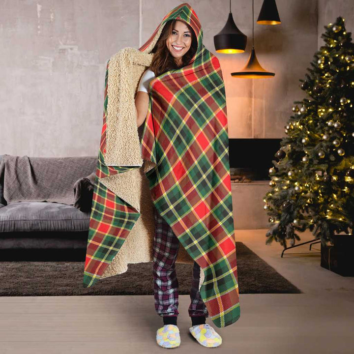 Scottish MacLachlan Hunting Modern Clan Tartan Hooded Blanket Tartan Plaid 6
