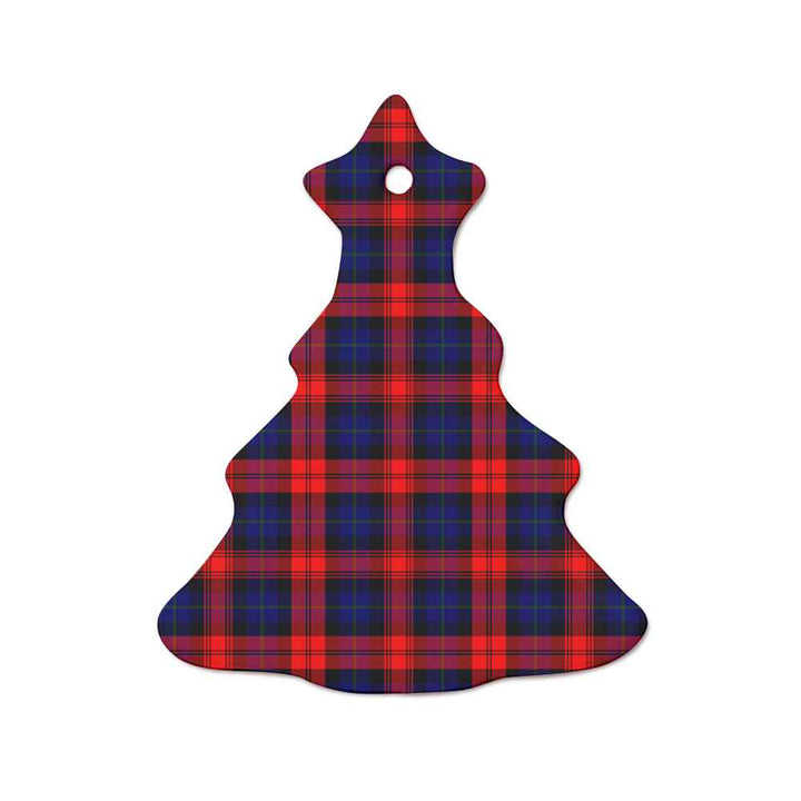Scottish MacLachlan Modern Clan Tartan Ceramic Ornament  Tree Shape Tartan Plaid