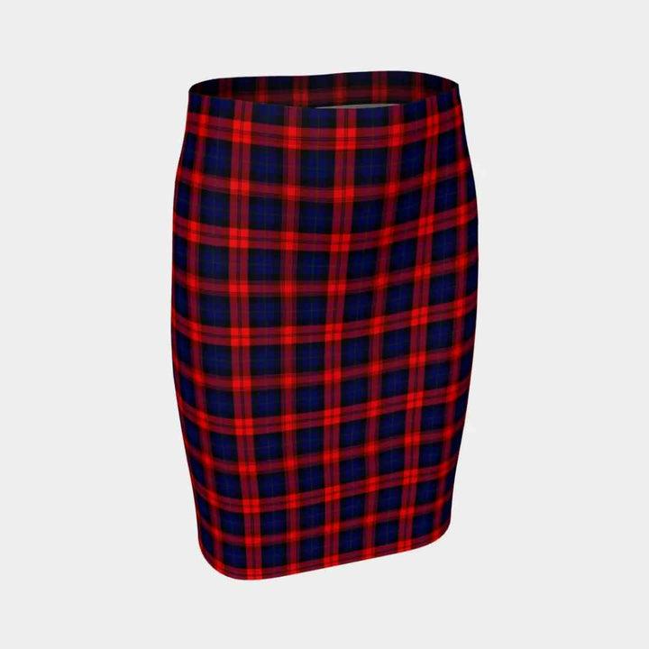 Scottish MacLachlan Modern Clan Tartan Fitted Skirt Tartan Plaid 1