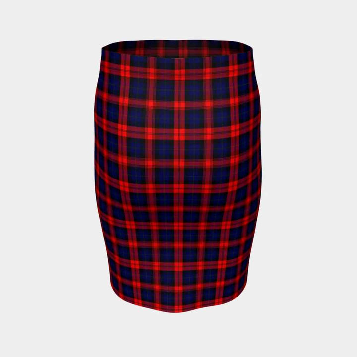 Scottish MacLachlan Modern Clan Tartan Fitted Skirt Tartan Plaid 4