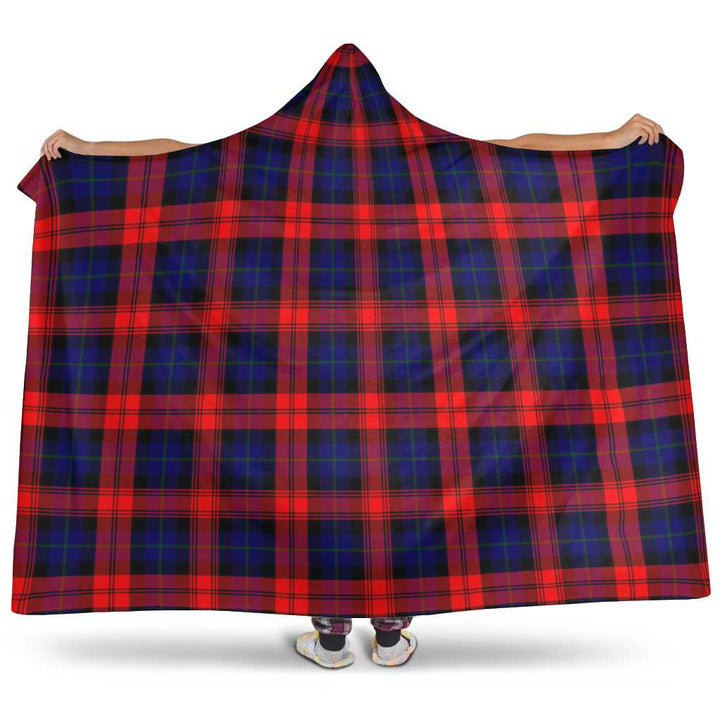 Scottish MacLachlan Modern Clan Tartan Hooded Blanket Tartan Plaid 1