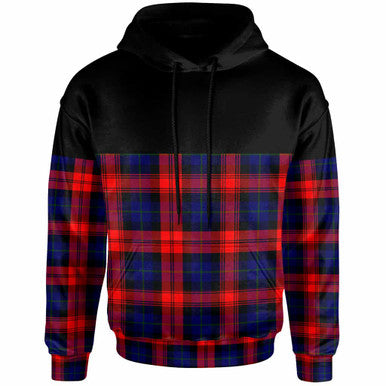 Scottish MacLachlan Modern Clan Tartan Hoodie - Horizontal Style Front Side Tartan Plaid