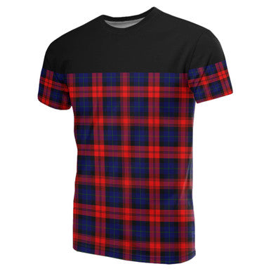 Scottish MacLachlan Modern Clan Tartan T-Shirt Horizontal Style Front Side Tartan Plaid
