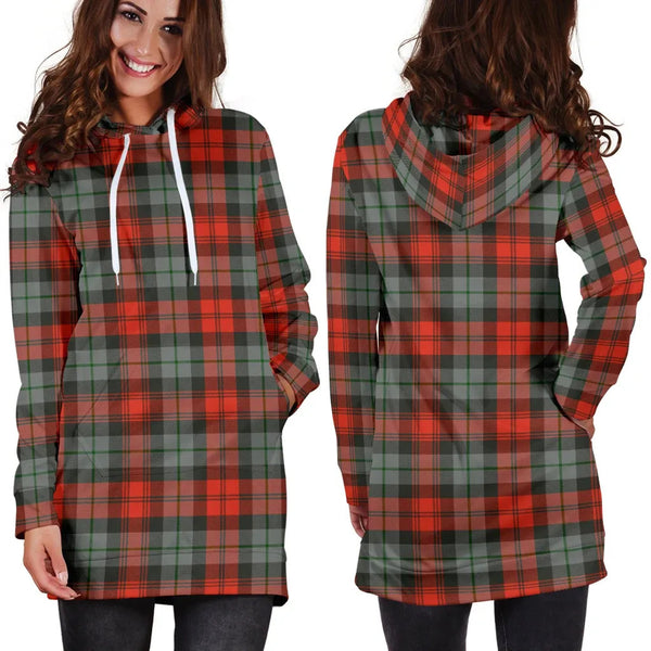 Scottish MacLachlan Weathered Clan Tartan Hoodie Dress