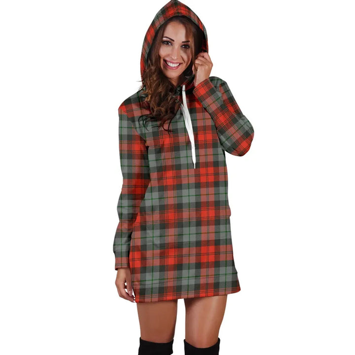 Scottish MacLachlan Weathered Clan Tartan Hoodie Dress