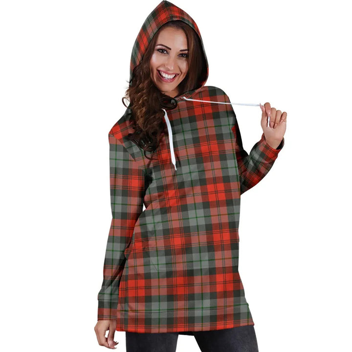 Scottish MacLachlan Weathered Clan Tartan Hoodie Dress