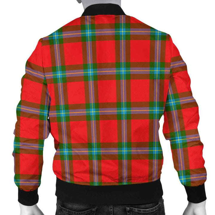Scottish MacLaine of Loch Buie Clan Tartan Bomber Jacket Tartan Plaid 3