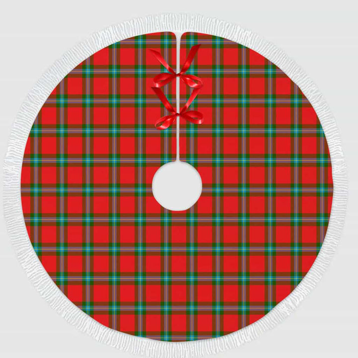 Scottish MacLaine of Loch Buie Clan Tartan Christmas Tree Skirt Tassels 1 Tartan Plaid