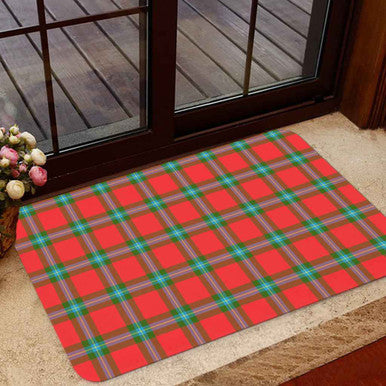 Scottish MacLaine of Loch Buie Clan Tartan Door Mat Tartan Plaid 1